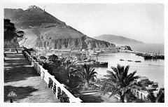 Oran Promenade de Létang et le port 1957
